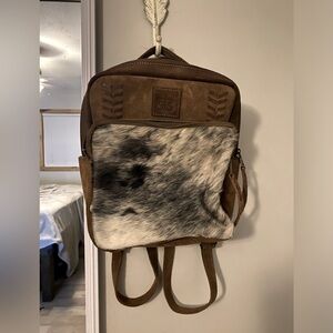 STS Cowhide Saddle Tramp Backpack Bag